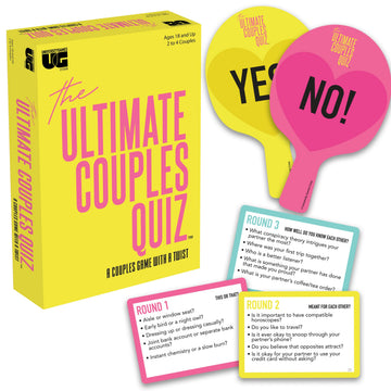 University Games, The Ultimate Couples Quiz, Test Your Compatibility and Love with Fun and Competitive Conversation Cards!