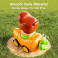 iPlay, iLearn Press to Go Car Toys for Toddlers 1-3, Baby Fruit Racing Cars
