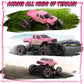 Double E Pink Monster Truck Remote Control Car for Girls