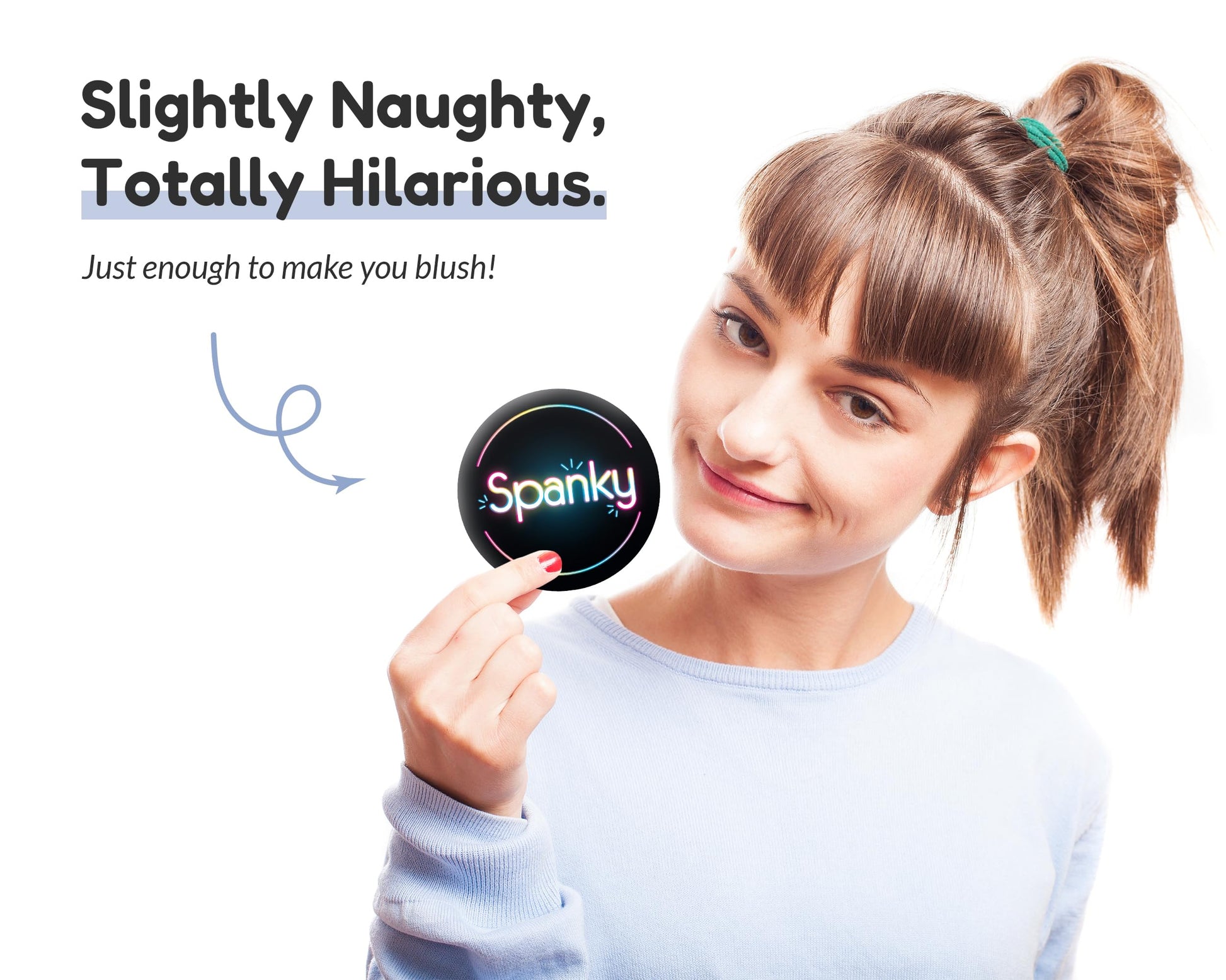 Spanky - Fast Party Card Game for Adults | Naughty, Funny & Quick to Learn | 2-8 Players, Perfect for Pregames, Bachelor/Bachelorette & Game Night
