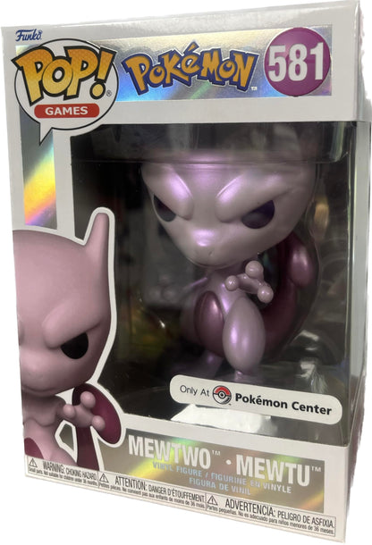 Funko Pop Mewtwo Pearlescent Pokémon Center Exclusive