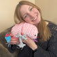 GIANT MICROBES Deluxe 9.5” Brain Plush - Includes Hidden Cells & Neurons