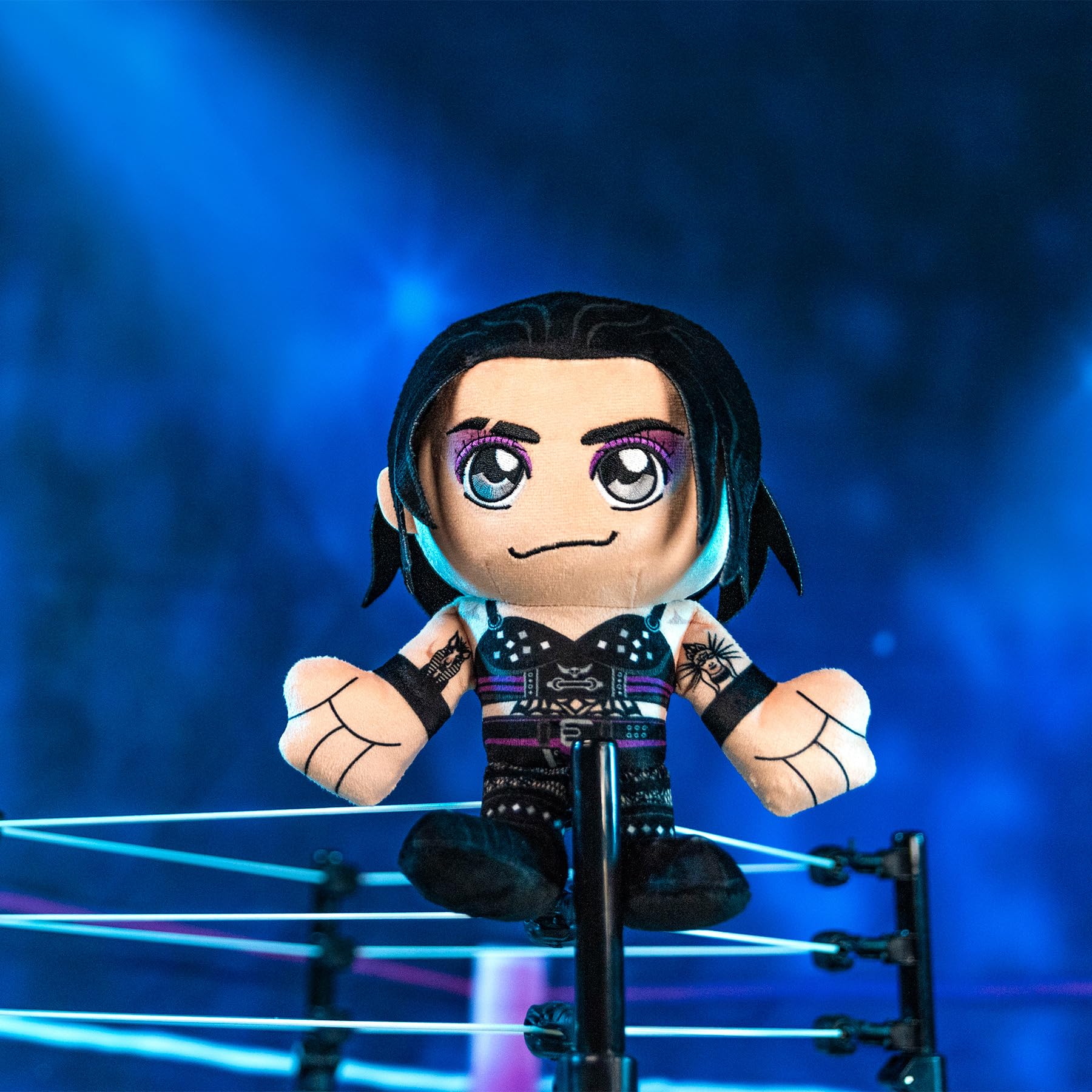 Bleacher Creatures WWE Diva Rhea Ripley 8" Kuricha Plush - Soft Chibi Inspired Toy