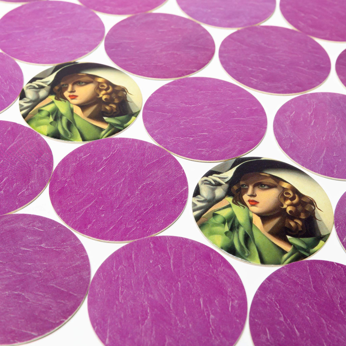 Today is Art Day Memory Game - 20 Women in Art Matching Tiles Game