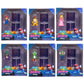 The Super Mario Galaxy Movie - 1.5” Mini Figures with Star Launcher Accessory 6-Pack Bundle - Includes Mario, Luigi, Yoshi, Princess Peach, Bowser