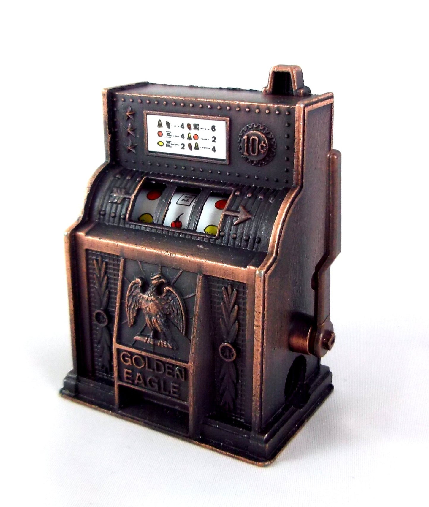 Town Square Miniatures Dolls House Miniature Pub Bar Shop Arcade Accessory Old Fashioned Slot Machine