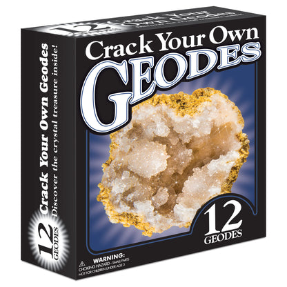 Blue Marble Break Open 12 Premium Geodes Earth Science Kit for Kids