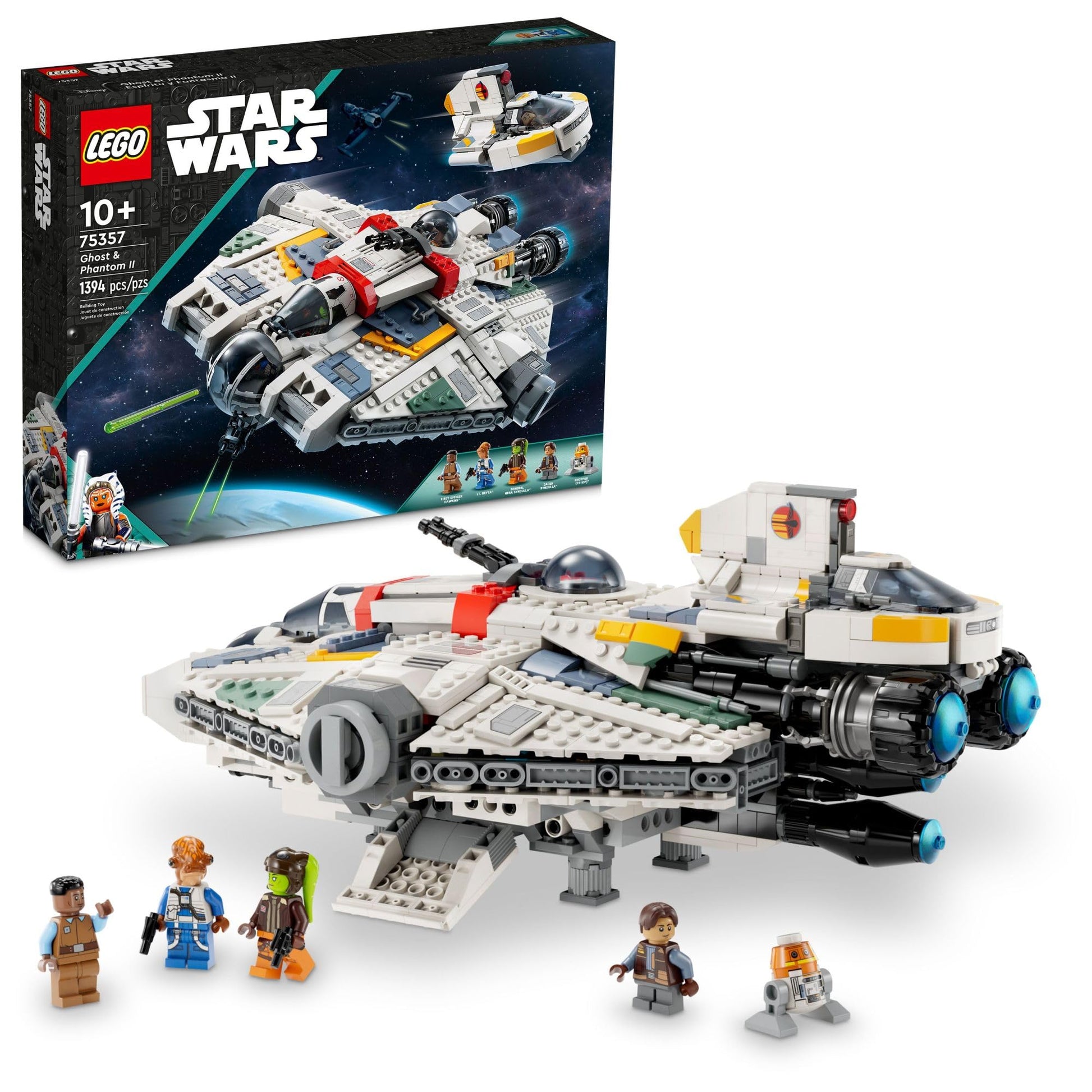LEGO Star Wars Ahsoka Ghost and Phantom II Spaceship Toy - Star Wars Building Toys Set for Kids, Boys & Girls, Ages 10+ - Gifts for Birthdays - 5