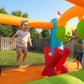 Whubefy Bounce House for Kids 3-10, 10-in-1 Bounce Castle for Backyard, Bouncy House with Slides, Market Stand, Jumping Area, Obstacle Courses & Ball