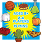 Gamewright Butts On Things Card Game, Fast Funny Family Card Game, 10 Minute Playtime, 2-4 Players, Ages 8+, Silly Butt Art Matching Game for Kids