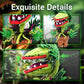 Sinuraii Audrey II Piranha Flower Building Blocks Set, Cannibal Plants Building Set, Openable Mouth Gift Toy, Bonsai Plants Christmas Halloween Horror