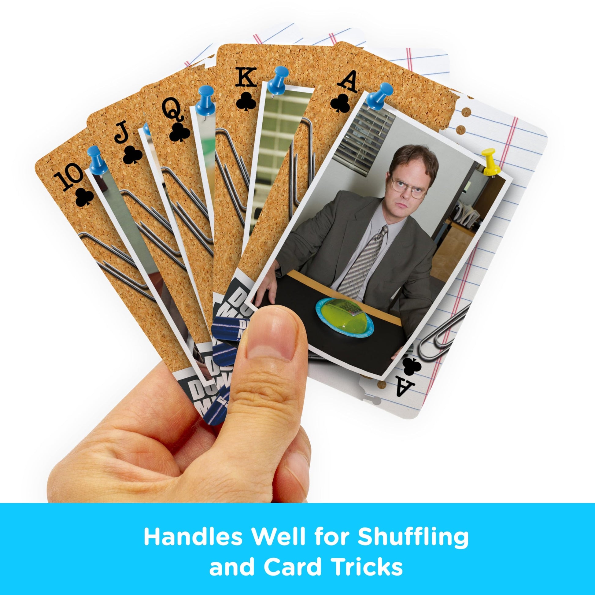 AQUARIUS The Office Cast Playing Cards - The Office Themed Deck of Cards for Your Favorite Card Games - Officially Licensed The Office Merchandise