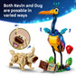 LEGO Disney and Pixar Kevin & Dug Building Toy - 'Up' Movie Set for Girls & Boys, Ages 9+ - Disney Gift for Kids & Fans - Kids Bedroom or Desk Decor