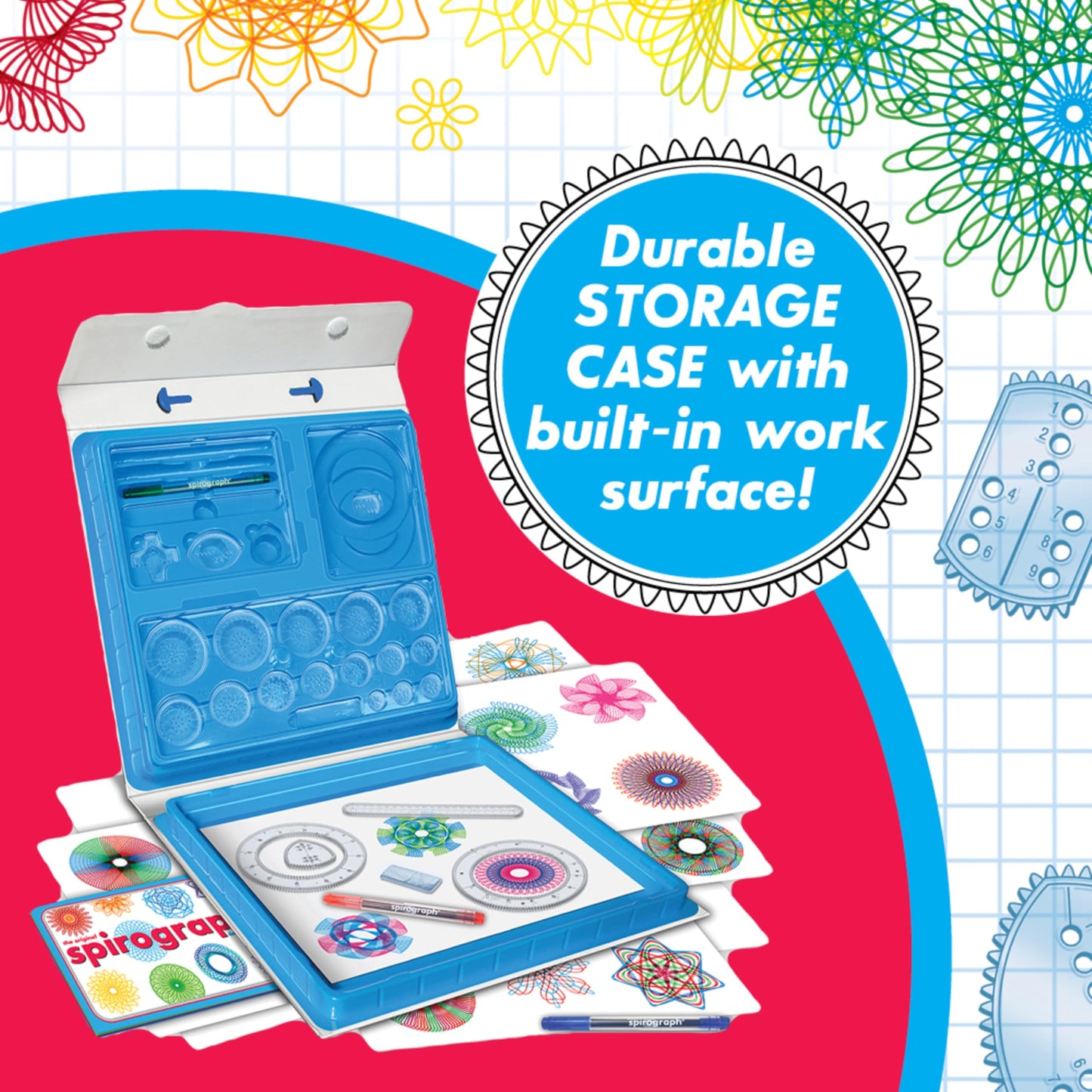 Spirograph - Deluxe Set - Spiral Art Drawing Kit - The Classic Way to Make Countless Amazing Designs - For Kids Ages 8+