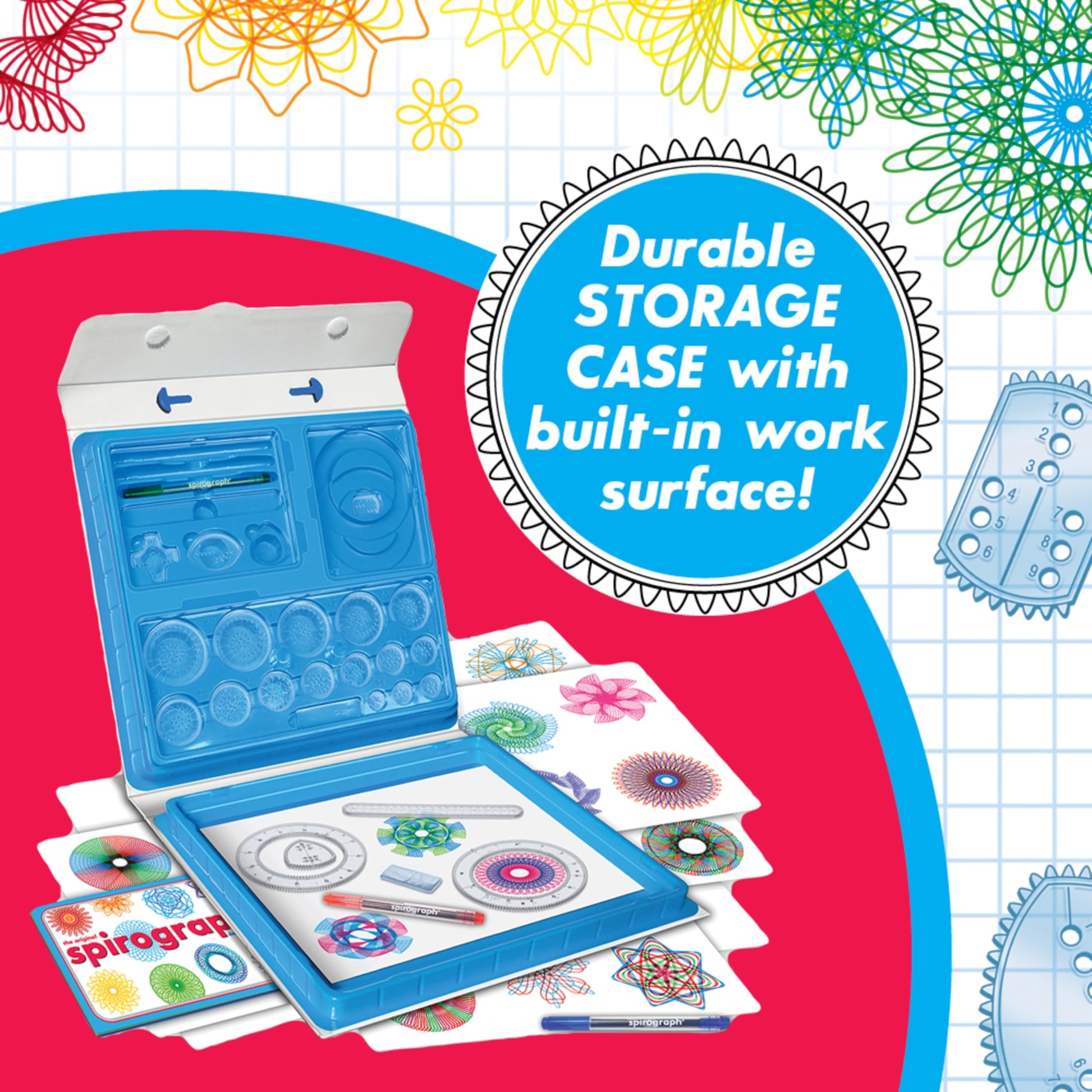 Spirograph - Deluxe Set - Spiral Art Drawing Kit - The Classic Way to Make Countless Amazing Designs - For Kids Ages 8+