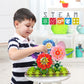 PicassoTiles Building Chip Interlocking Disc Construction Blocks in Brown Color STEM Learning Early Education Toy Engineering Playset Child Brain