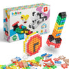 Beblox Building Blocks for Kids - 250-Piece Connecting Tiles Set - Interlocking Building Blocks for Kids, STEM Toys Kit, Fun & Educational Gifts