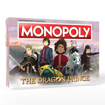 Monopoly: The Dragon Prince | Buy, Sell, Trade Characters Such as Ezran, Rayla, and Callum from The Netflix Series | Classic Monopoly Game |