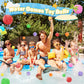 Jnnzzggu 100PCS Reusable Water Balls,Outdoor Water Balloons for Kids,Water Games Toys Sponge Soaker Ball for Boys,Girls,Summer Backyard,Pool Party,Fun