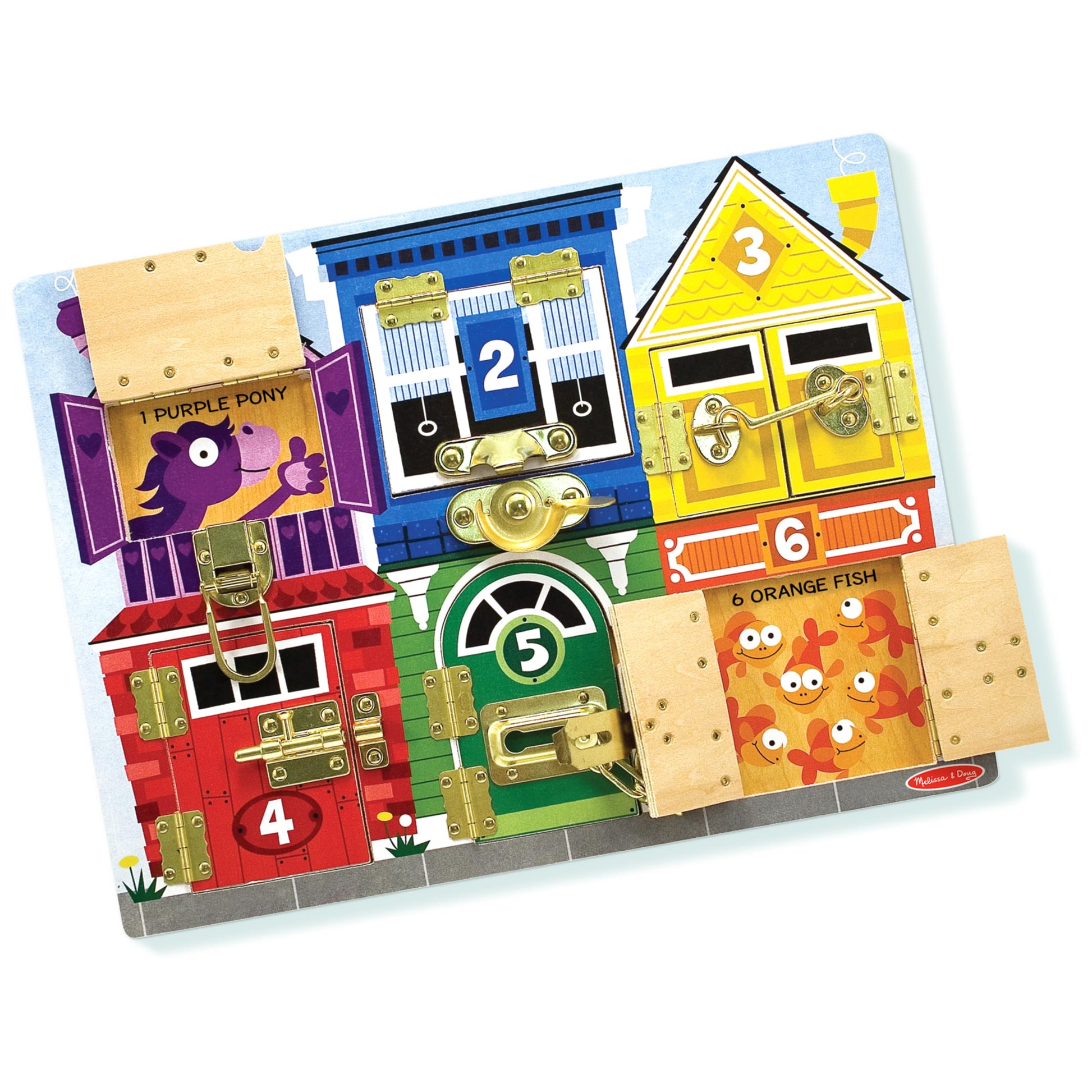 Melissa & Doug Latches Board, 1 EA