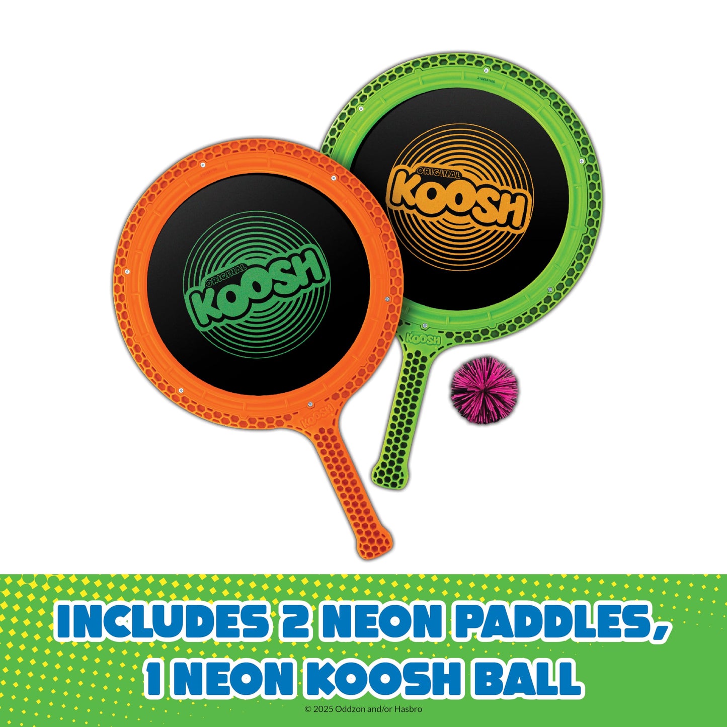Koosh Paddle Playset, Beach Toys, Outdoor Games for Kids, Fidget Toys, 4+