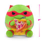 Snackles 5" Plush Teenage Mutant Ninja Turtles Edition by ZURU, Cuddly Squishy Comfort Plush with Teenage Mutant Ninja Turtles Theme and Pizza Snack