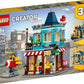 LEGO Creator 3in1 Townhouse Toy Store 31105, Cool Buildable Toy for Kids Building Kit (554 Pieces)