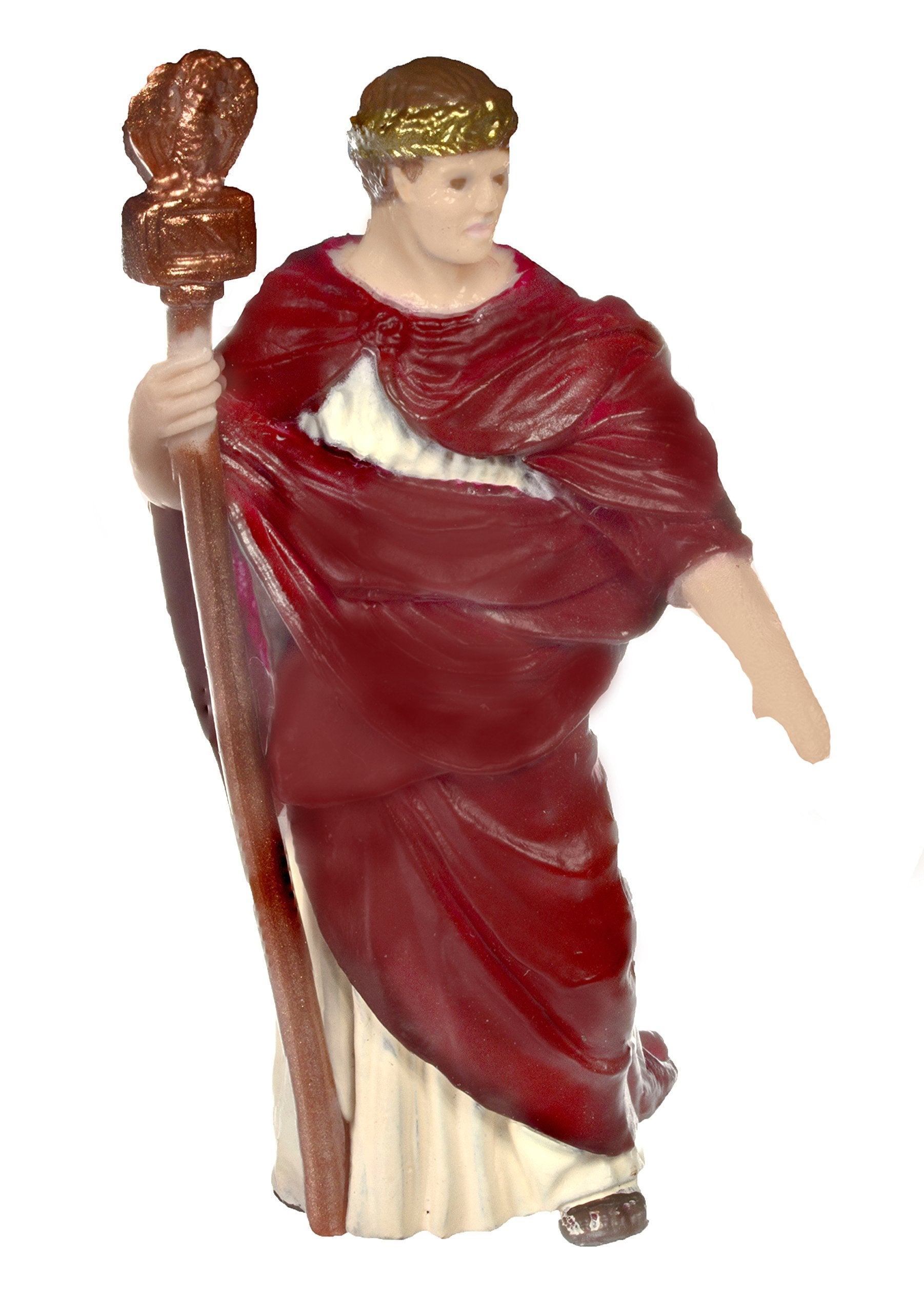 Safari Ltd. Ancient Rome Super Toob - Mini Figurines: Gladiator, Noblewoman, Centurion, Senator, Caesar, Emperor, Colosseum, Aqueduct, Pantheon & More