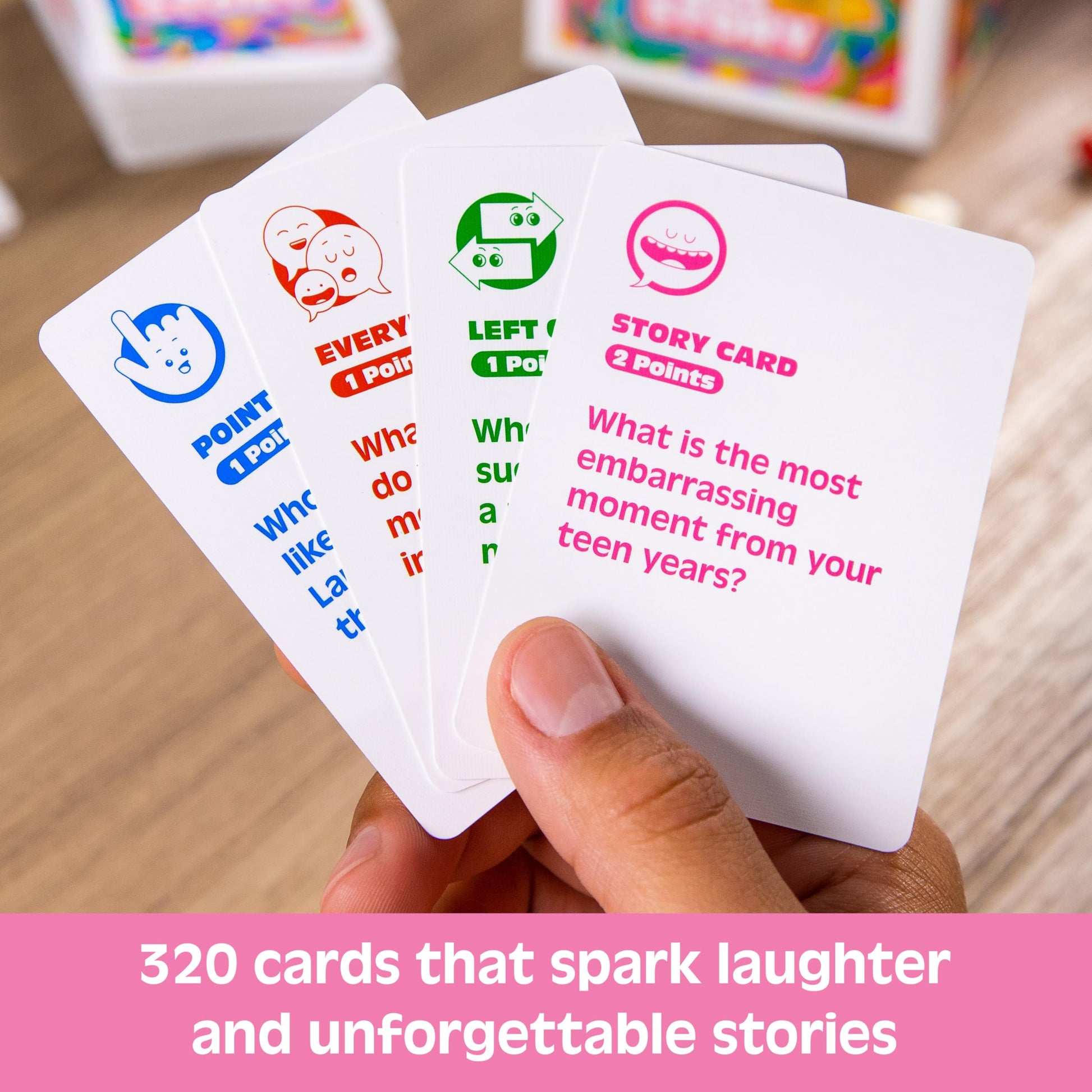 It’s Kind of a Fun Story - Adult Party Game & Storytelling Card Game with 320 Conversation Cards for Friends, Couples, Families, Game Nights