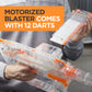 Nerf Modulus Ghost Ops Evader Motorized Blaster - Light-Up See-Through Blaster and Barrel Extension, Includes 12 Official Nerf Elite Darts (Amazon