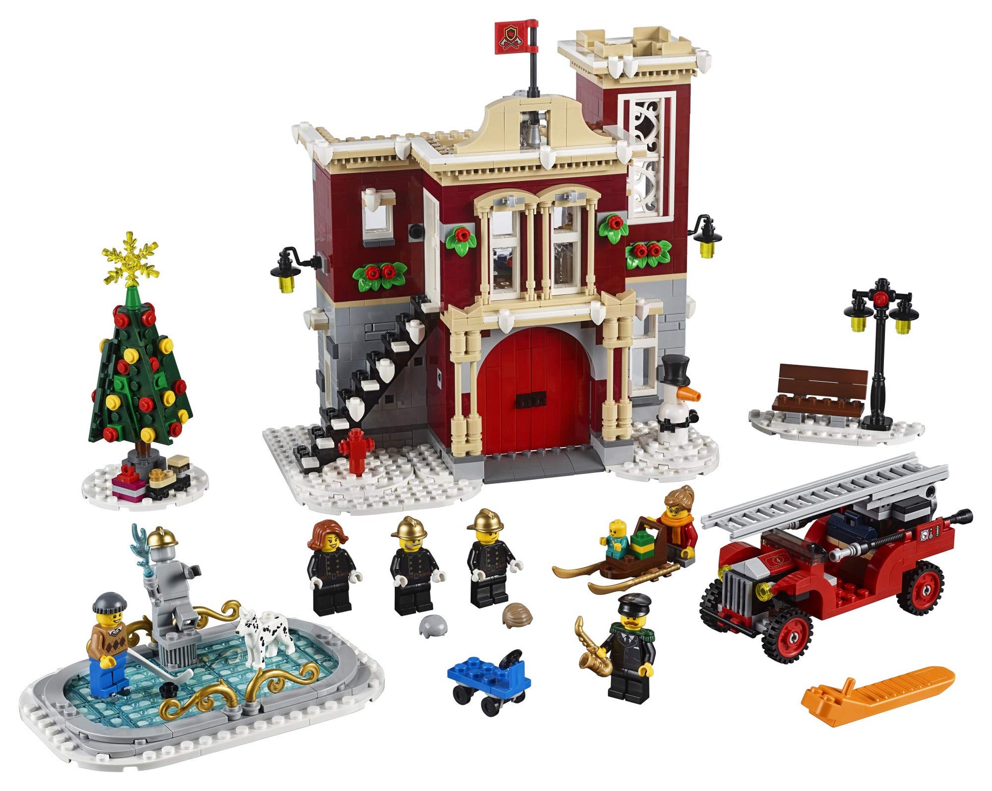 LEGO Creator Expert Winter Village Fire Station 10263 Building Kit (1166 Pieces)