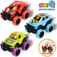 Neureyte 8 Pack Mini Monster Truck for Boys and Girls,Die-Cast Monster Trucks for Kids Party Favors,Pull Back Monster Trucks Toy Vehicles Set for Cake