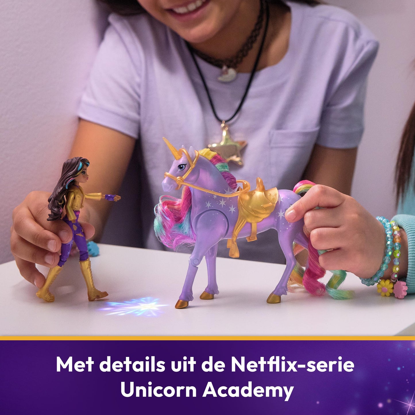 Academy Unicorn - Sophia Doll, Wildstar 'Star' Figure with Rainbow Lights and Accessories - 6067325 - Unicorns for Girls - Toys Girl 4+