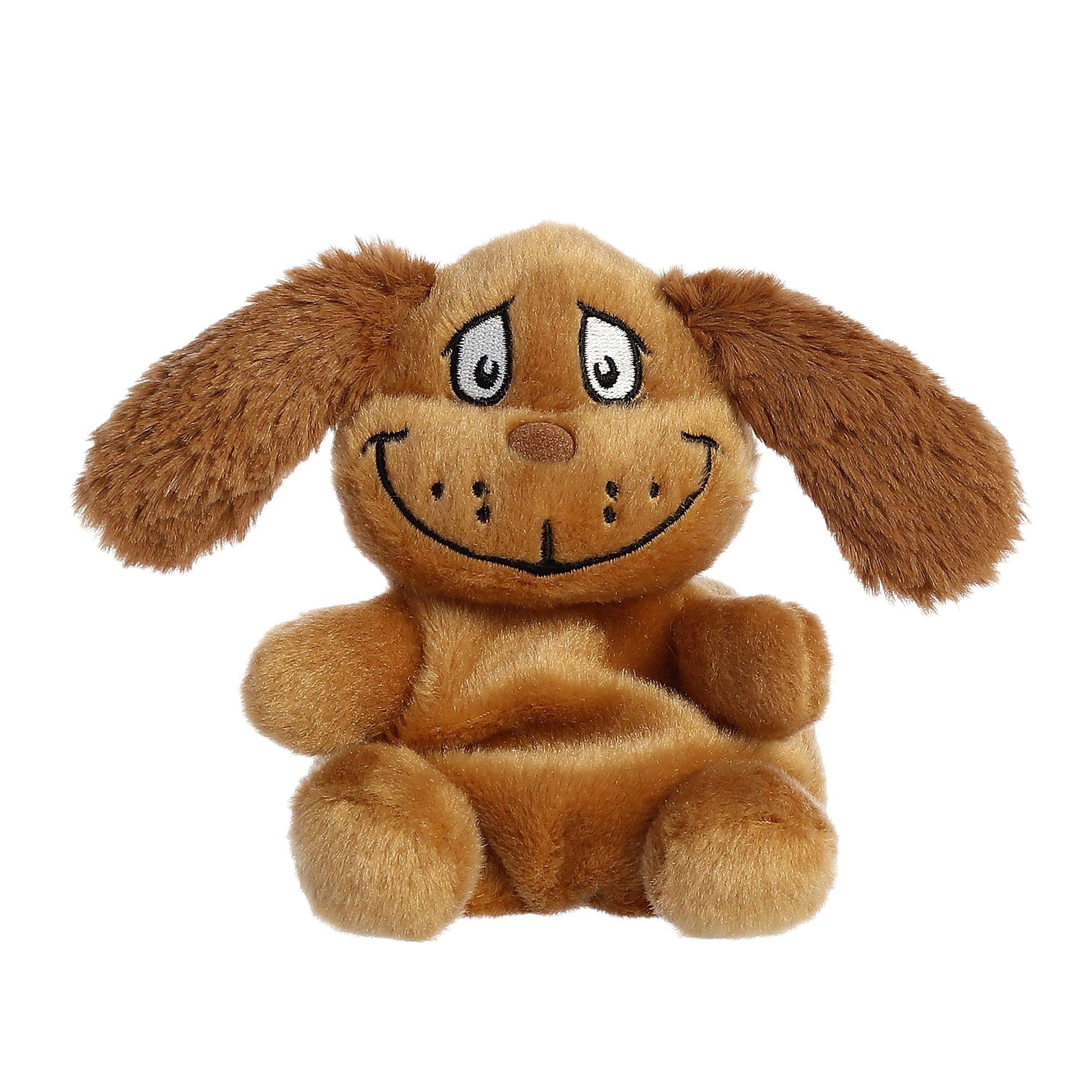 Aurora® Whimsical Dr. Seuss™ Palm Pals™ Max Stuffed Animal - Officially Licensed Plush for Imaginative Play - Perfect for Kids and Adults - Brown 4.5