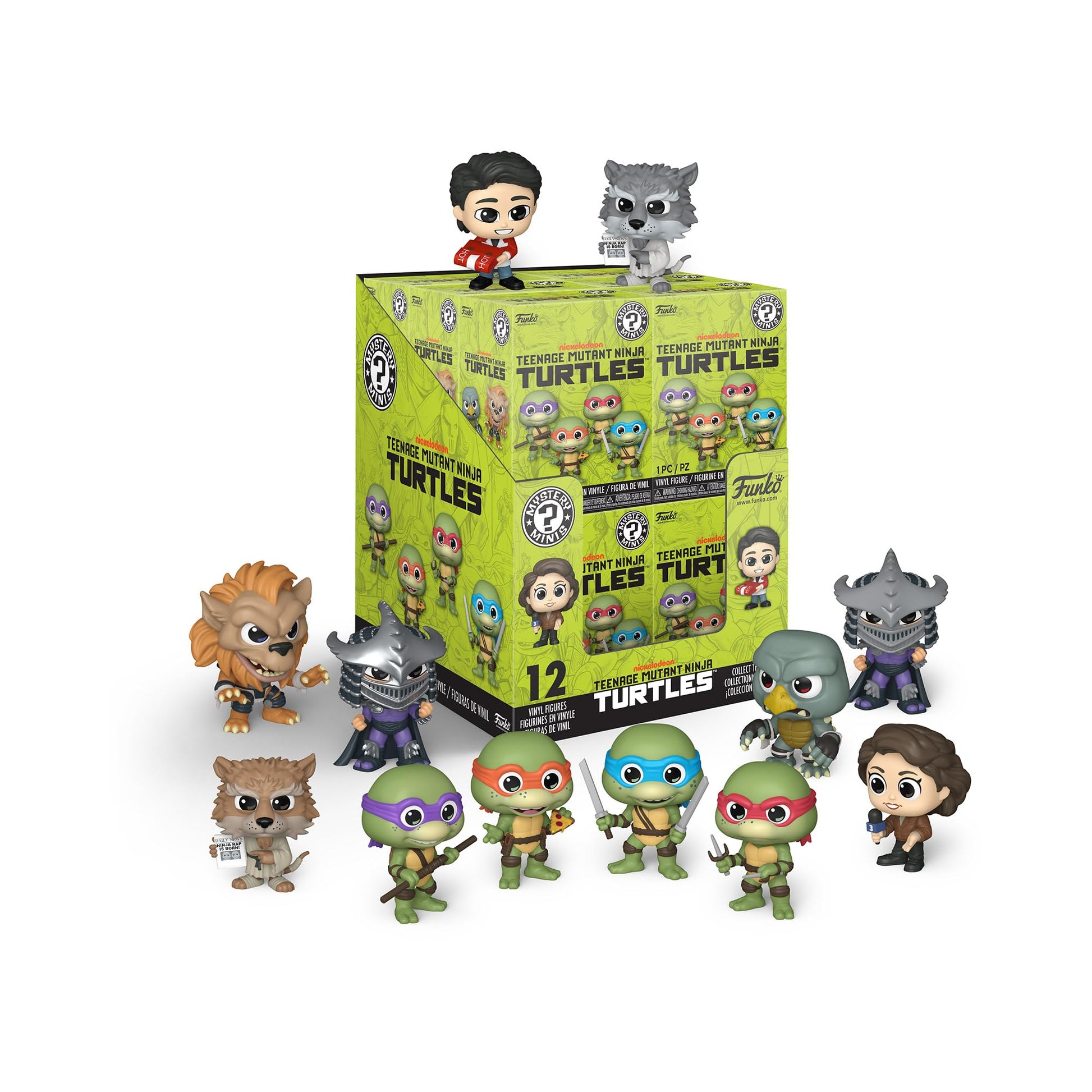 Funko Mystery Mini: Teenage Mutant Ninja Turtles (TMNT) - Single Item per Purchase - Collectable Vinyl Figure - Gift Idea - Official Merchandise