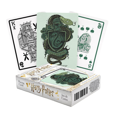Aquarius Harry Potter Playing Cards - Slytherin Themed Deck of Cards for Your Favorite Card Games - Officially Licensed Harry Potter Merchandise