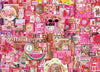 Cobble Hill 1000 Piece Puzzle - Rainbow Collection: Pink - Sample Poster Included
