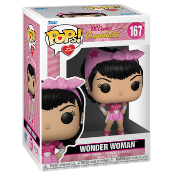 Funko Pop Heroes: Breast Cancer Awareness - Bombshell Wonder Woman - DC Comics - Collectable Vinyl Figure - Gift Idea - Official Merchandise - Toys