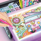 Canal Toys Style 4 Ever Diamond Art Studio. 3 in 1 LED case with Light up Board. Create Drawings, Diamond Posters, and Diamond Stickers. Age 6+