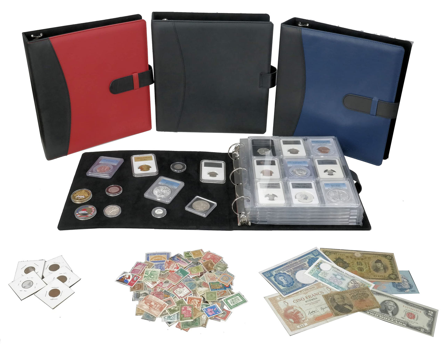 Ursae Minoris Pages for Certified or Certified Style Holder PCGS, NGC, ANACS, Lighthouse, Guardhouse, BCW, Ursae Minoris Two Pack 18 Coins
