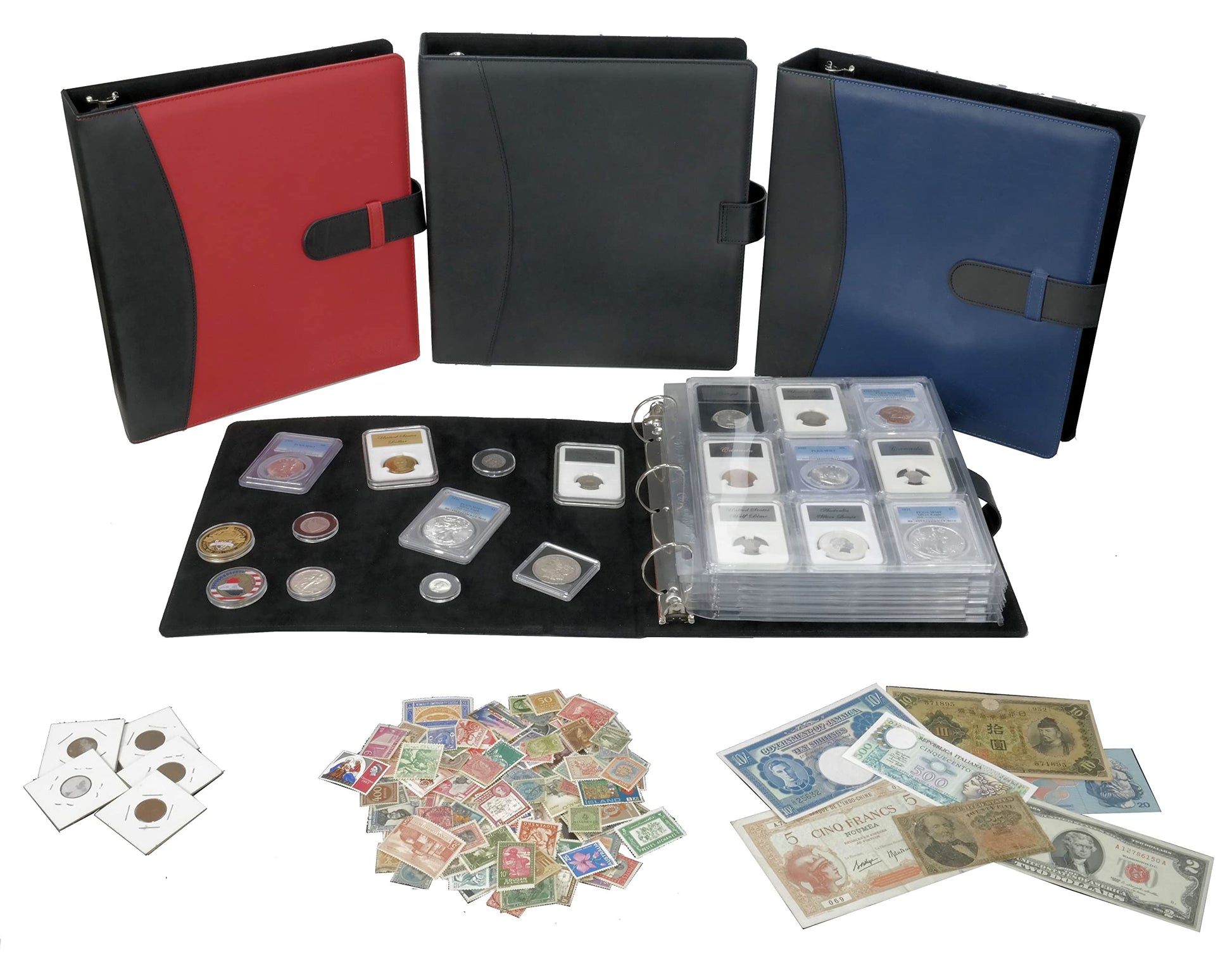 Ursae Minoris Pages for Certified or Certified Style Holder PCGS, NGC, ANACS, Lighthouse, Guardhouse, BCW, Ursae Minoris Two Pack 18 Coins