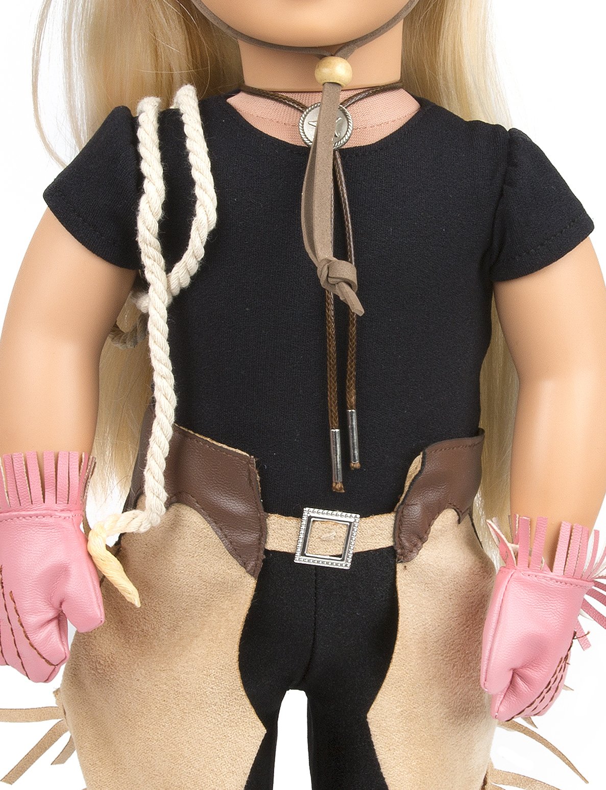 Our Generation - Rodeo Play Set - Equestrian Set - Cowboy Hat, Western Chaps & Horse Toy - 18-Inch Doll Accessories - Pretend Play - Toy for Kids 3