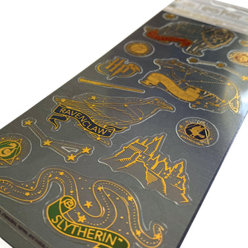 Paper House Productions Harry Potter Hogwarts House Constellations Set of 6 Shiny Foil Enamel Effect Sticker Sheets