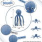 DolliBu Blue Octopus Super Soft Stuffed Animal, Cute Realistic Ocean Stuffed Animals for Girls, Boys, Adults Animal Gifts, Kids Nursery Decor