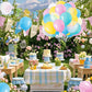 65Pcs Ocean Themed Balloon Kit - Sponge Balloons 12 Inch with Under the Sea Prints And 20m Ribbon for Birthday, Summer, Sponge Party And Balloon Arch