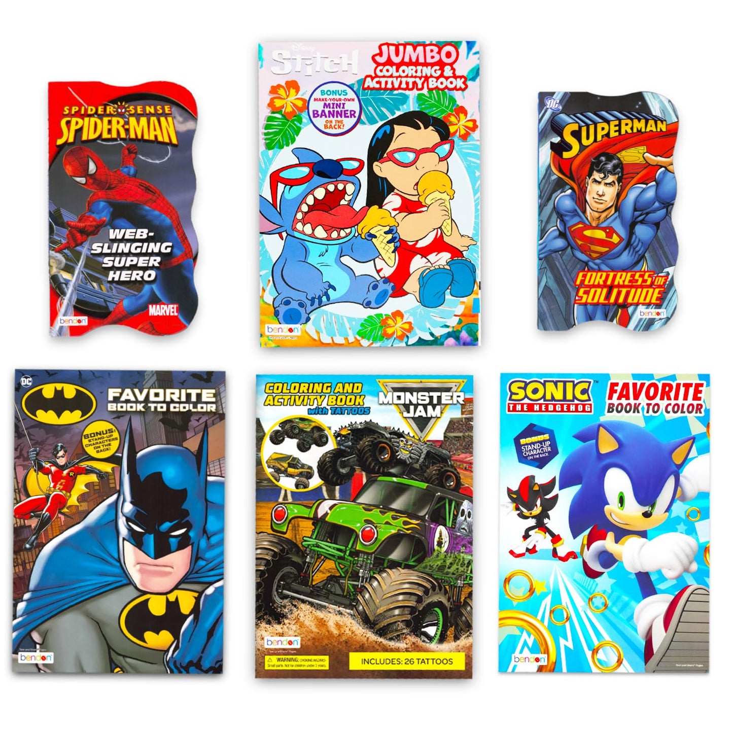 Bulk Superhero Coloring Books Bundle