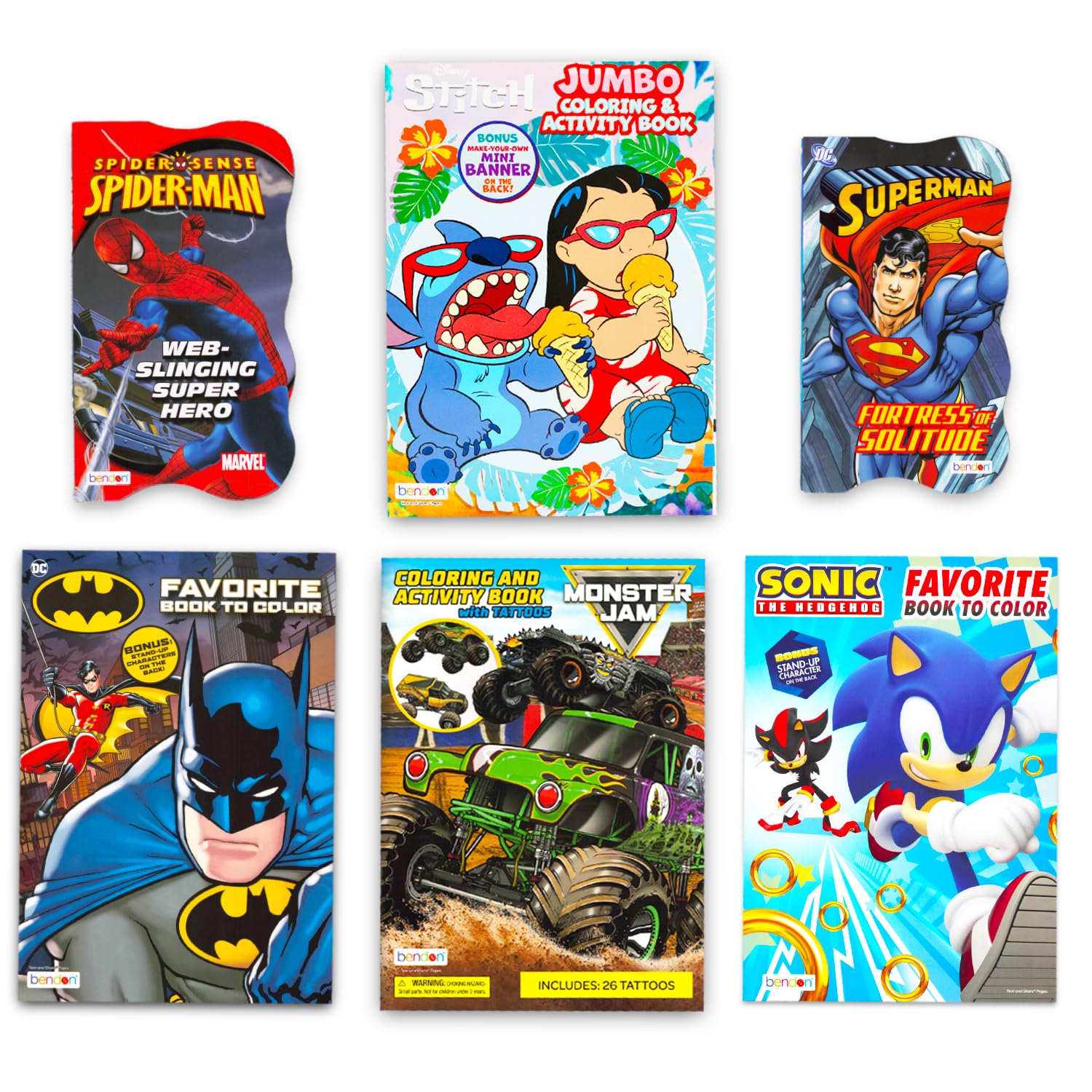 Bulk Superhero Coloring Books Bundle