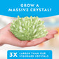 National Geographic Jumbo Crystal Growing Kit - Grow Your Own Giant Glow in The Dark Crystal in a Few Days, Science Kit, Grow Crystals for Kids, STEM