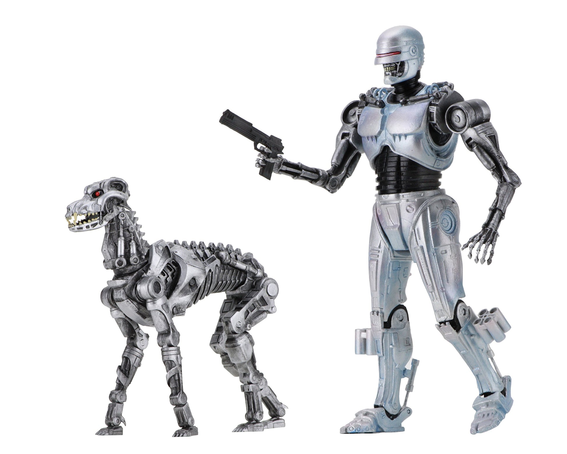 NECA - Robocop vs The Terminator - 7" Scale Action Figures - EndoCop/Terminator Dog 2-Pack