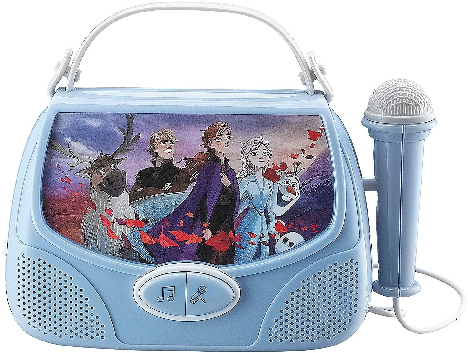 Frozen II Disney Sing Along Boombox Connect MP3, Microphone